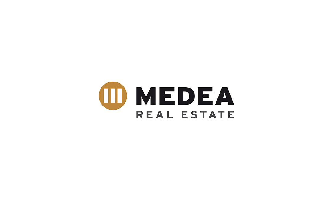 Logo Medea Real Estate GmbH · Grafik- und Webdesign, DIRRIGL DESIGN