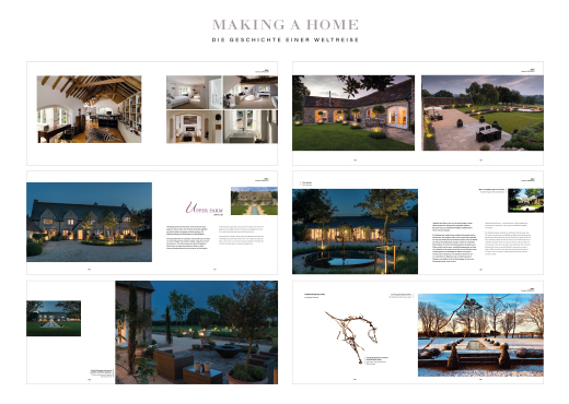 Buchgestaltung "Making a home"; Grafik- und Webdesign DIRRIGL DESIGN