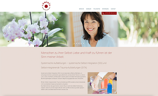 Website behnke-erika.de, Grafik- und Webdesign DIRRIGL DESIGN