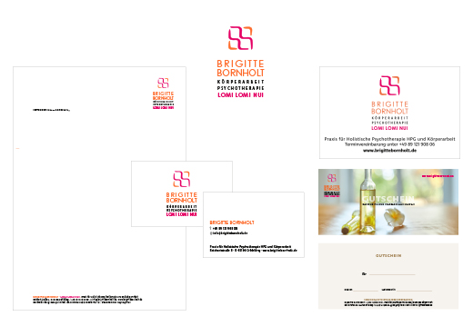 Corporate Identity, Petra Dirrigl, Grafik- und Webdesign · DIRRIGL DESIGN