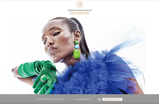 Website korallen-schmuck.de, Grafik- und Webdesign DIRRIGL DESIGN